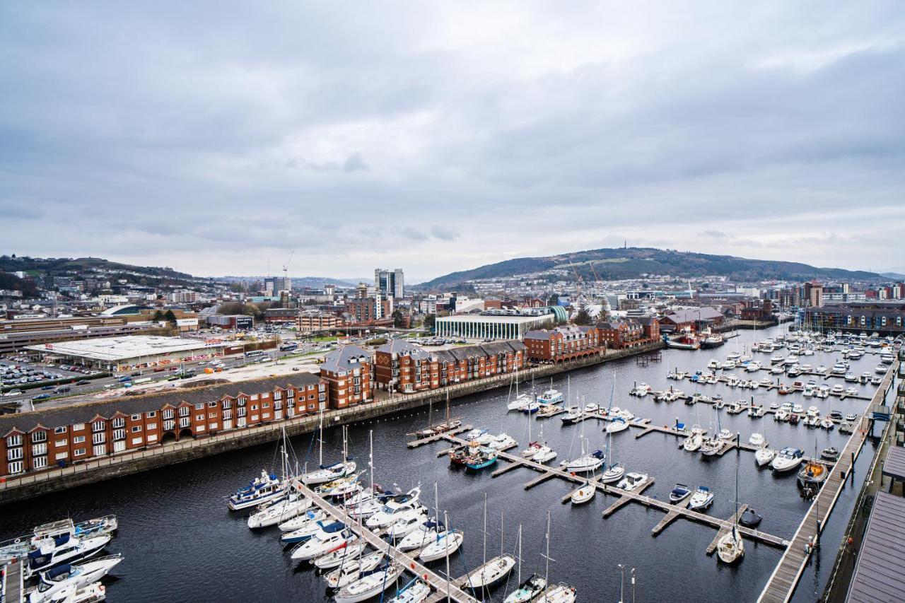 Coastal City Rooms - Waterfront Swansea Eksteriør bilde